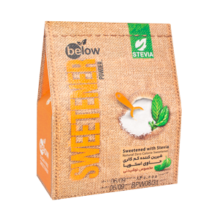 شیرین کننده حاوی استویا مخصوص نوشیدنی 300 گرمی بیلو Below